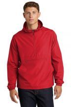 Sport-Tek  Adult Unisex Pullover Hooded Packable Anorak Jacket